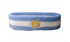 Stirnband Argentinien mit Sonne - 6 x 21 cm