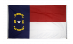 Balkonflagge USA North Carolina - 90 x 150 cm