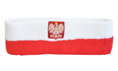 Stirnband Polen mit Adler - 6 x 21 cm