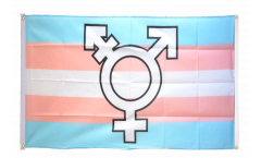 Balkonflagge Transgender Pride Symbol - 90 x 150 cm