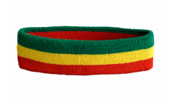 Stirnband Äthiopien ohne Wappen, Rasta - 6 x 21 cm