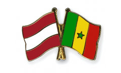 Freundschaftspin Österreich - Senegal - 22 mm