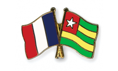 Freundschaftspin Frankreich - Togo - 22 mm