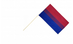 Stockflagge Bi Pride