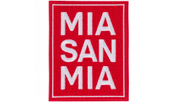 Aufnäher FC Bayern München Mia San Mia - 5 x 10 cm