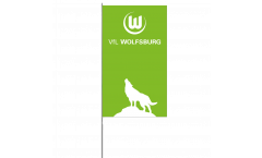 Hissflagge VfL Wolfsburg Wölfe - 120 x 300 cm