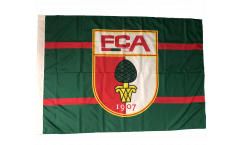 Flagge mit Hohlsaum FC Augsburg  - 100 x 140 cm