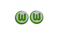 Aufnäher VfL Wolfsburg Logo 2er Set - ca. 6 cm