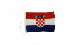 Bootsfahne Kroatien - 30 x 40 cm