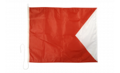 Signalflagge Bravo (B) - 75 x 90 cm