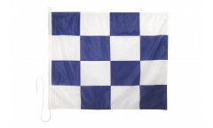 Signalflagge November (N) - 75 x 90 cm