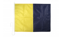 Signalflagge Kilo (K) - 75 x 90 cm