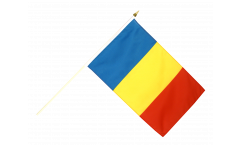 Stockflagge Rumänien - 10er Set - 30 x 45 cm