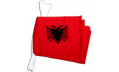 Fahnenkette Albanien - 15 x 22 cm