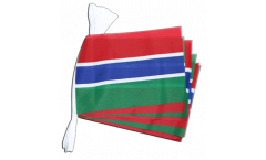 Fahnenkette Gambia - 15 x 22 cm