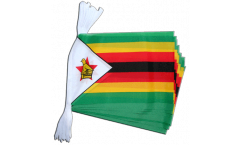 Fahnenkette Simbabwe - 15 x 22 cm