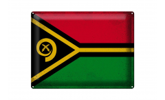 Blechschild Vanuatu