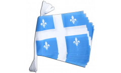 Fahnenkette Kanada Quebec - 15 x 22 cm
