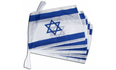 Fahnenkette Israel - 30 x 45 cm