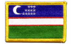 Aufnäher Usbekistan - 8 x 6 cm