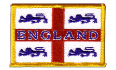 Aufnäher England 4 Löwen - 8 x 6 cm