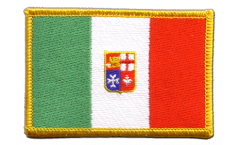 Aufnäher Italien Handelsflagge - 8 x 6 cm