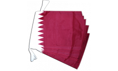 Fahnenkette Katar - 30 x 45 cm