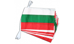 Fahnenkette Bulgarien - 30 x 45 cm
