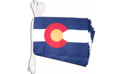 Fahnenkette USA Colorado - 15 x 22 cm
