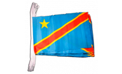 Fahnenkette Demokratische Republik Kongo - 30 x 45 cm