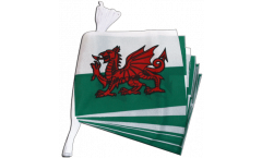 Fahnenkette Wales - 15 x 22 cm