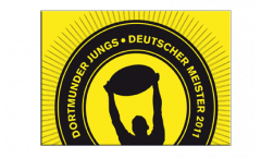Aufkleber Dortmunder Jungs Deutscher Meister 2011 - 7 x 10 cm