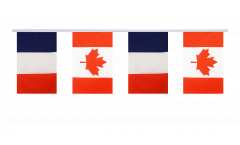 Freundschaftskette Frankreich - Kanada - 15 x 22 cm