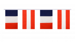 Freundschaftskette Frankreich - Österreich - 15 x 22 cm
