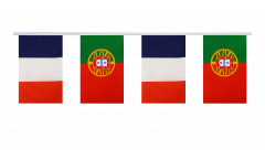 Freundschaftskette Frankreich - Portugal - 15 x 22 cm