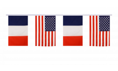 Freundschaftskette Frankreich - USA - 15 x 22 cm
