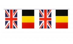 Freundschaftskette Großbritannien - Belgien - 15 x 22 cm