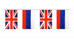 Freundschaftskette Großbritannien - Russland - 15 x 22 cm