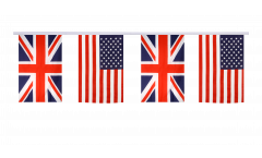 Freundschaftskette Großbritannien - USA - 15 x 22 cm