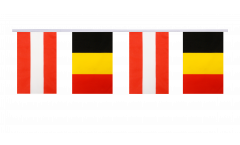 Freundschaftskette Österreich - Belgien - 15 x 22 cm