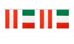 Freundschaftskette Österreich - Italien - 15 x 22 cm