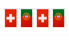 Freundschaftskette Schweiz - Portugal - 15 x 22 cm