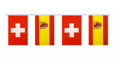 Freundschaftskette Schweiz - Spanien - 15 x 22 cm