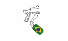 Dog Tag Brasilien - 3 x 5 cm