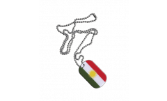 Dog Tag Kurdistan - 3 x 5 cm