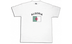 T-Shirt Algerien, weiß, Größe M, Round-T