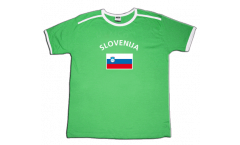 T-Shirt Slowenien, hellgrün-weiß, Größe XXL