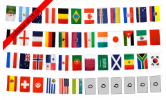 WM Flaggenkette Fußball 2026