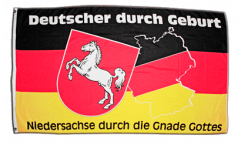 Flagge Deutschland Niedersachse durch die Gnade Gottes