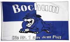 Flagge Fanflagge Bochum Bulldogge